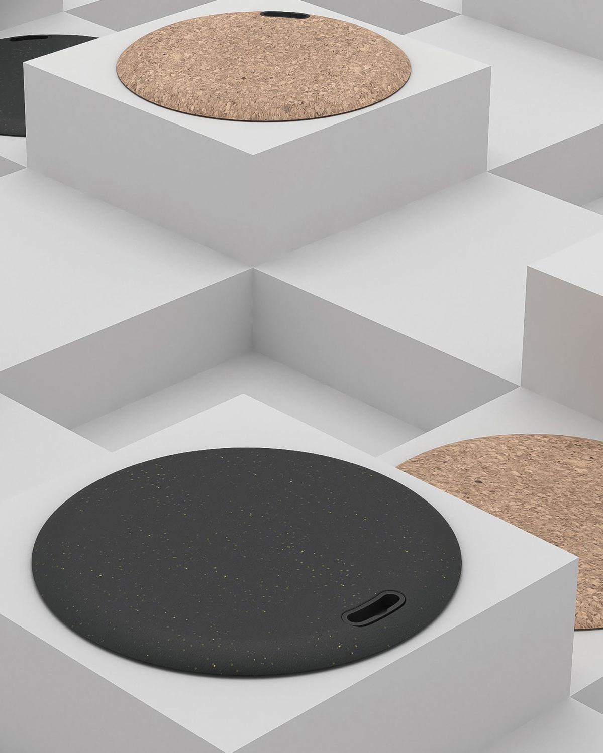 U Mat Round Single Mat