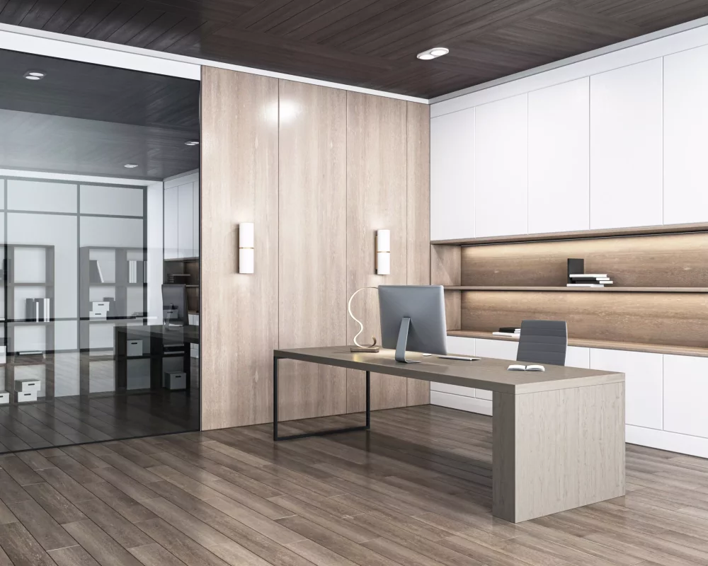 modern-office-space-with-wooden